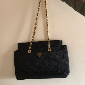 Susan Gail Carryall Weatherproof Tote w/gold chain